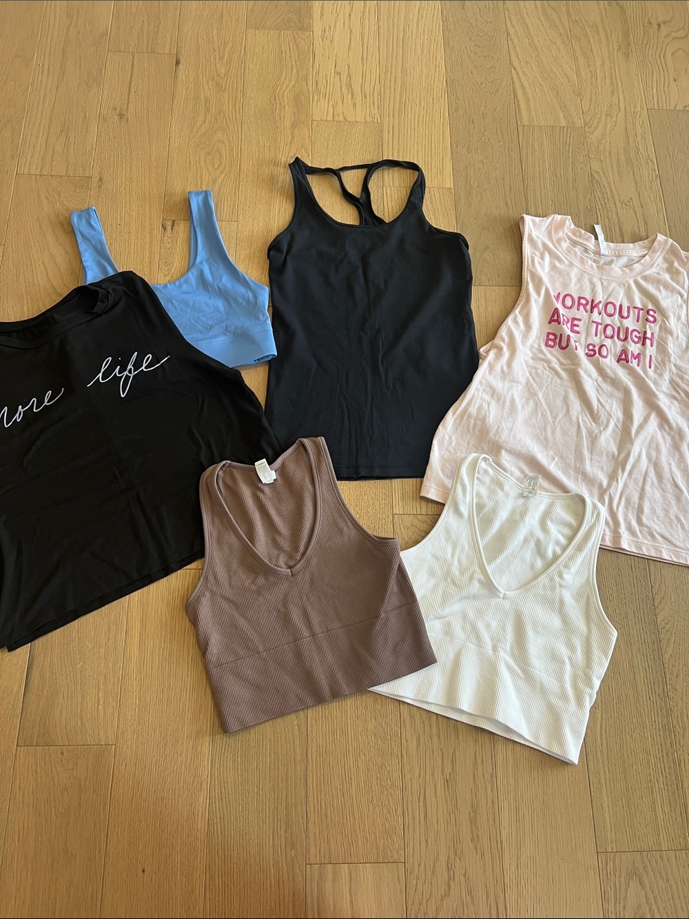 Size women’s small fitness top set